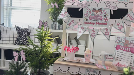 Printable December Dramatic Play Holiday Market and Tree Farm