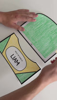 Load and play video in Gallery viewer, Second Grade September Crayon Box Craftivity Bulletin Board Set
