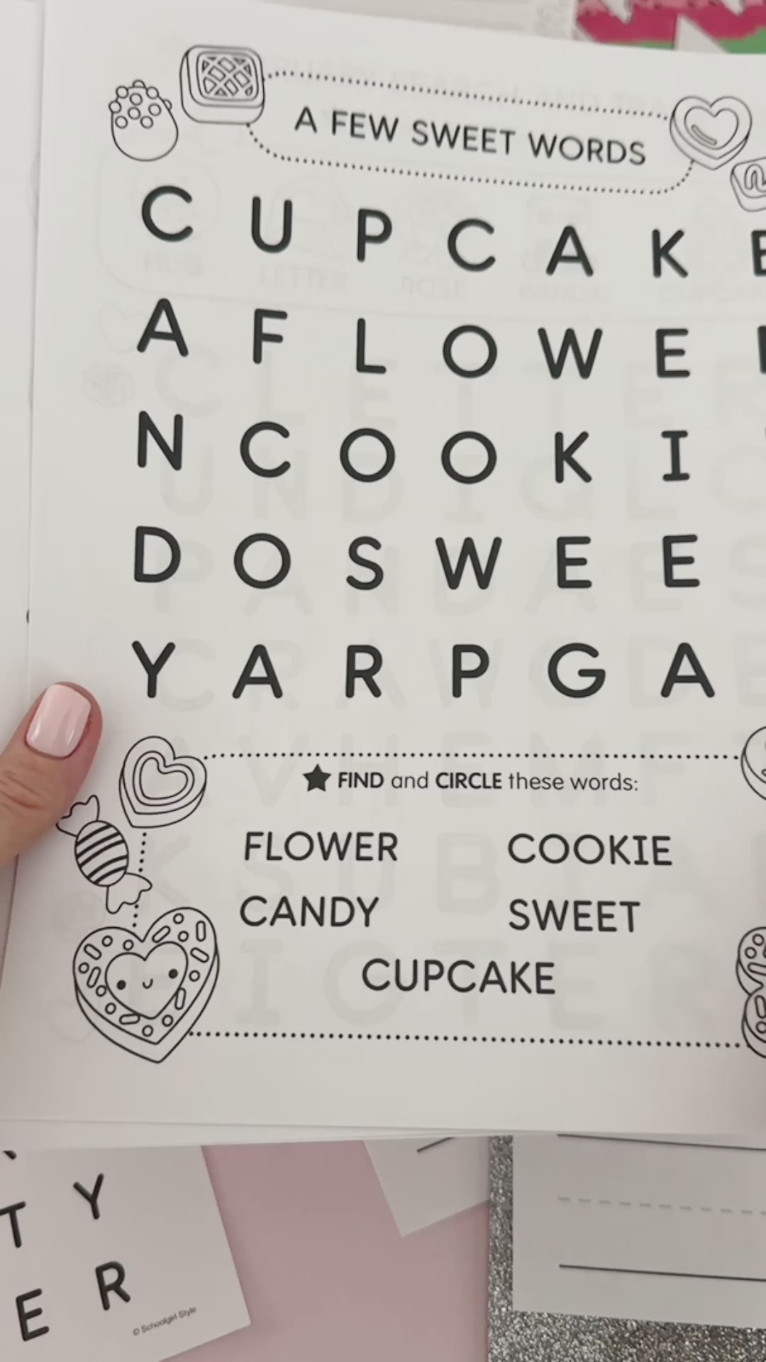 Printable February Mazes and Word Searches