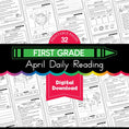 Load image into Gallery viewer, Printable First Grade April Daily Reading
