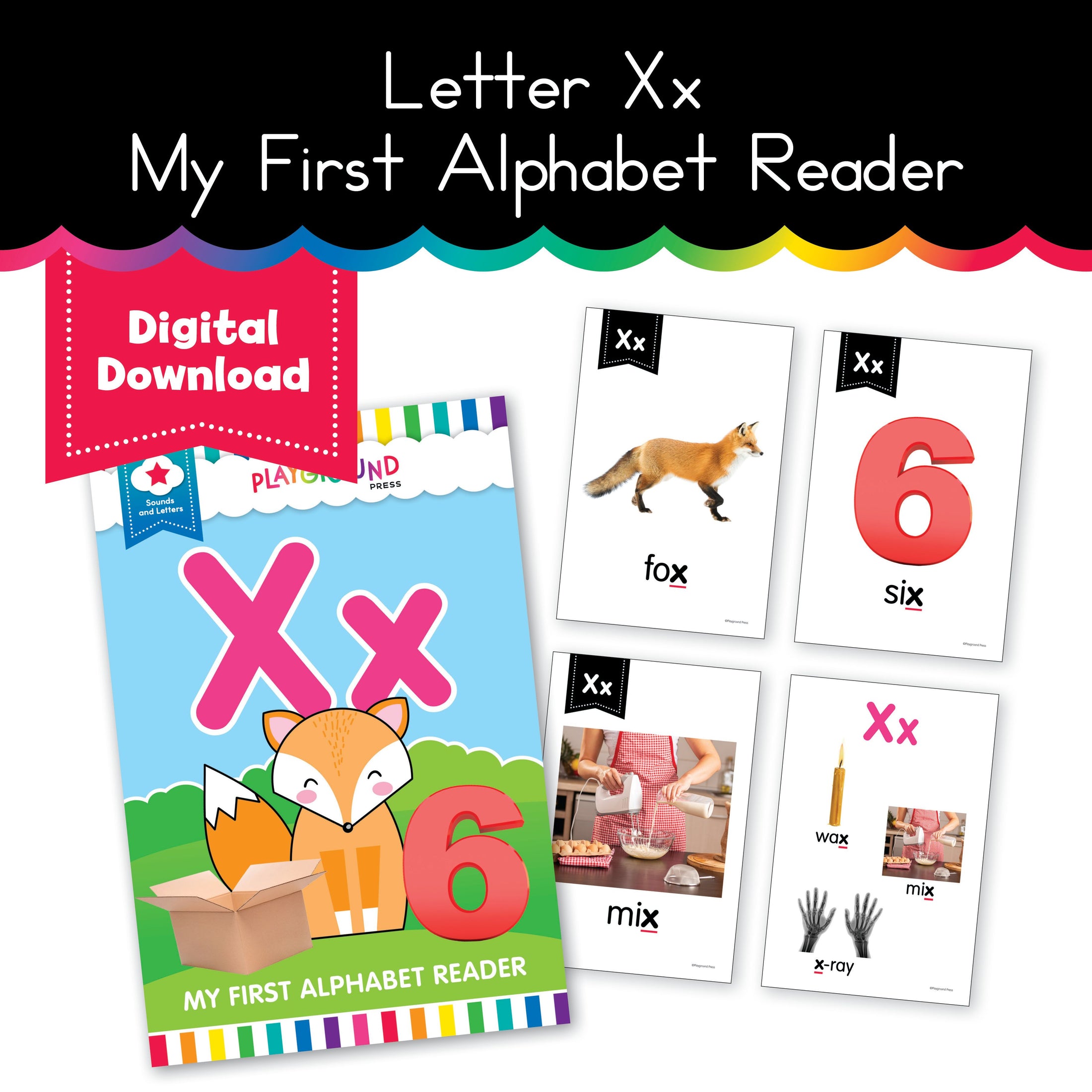 My first alphabet reader letter Xx