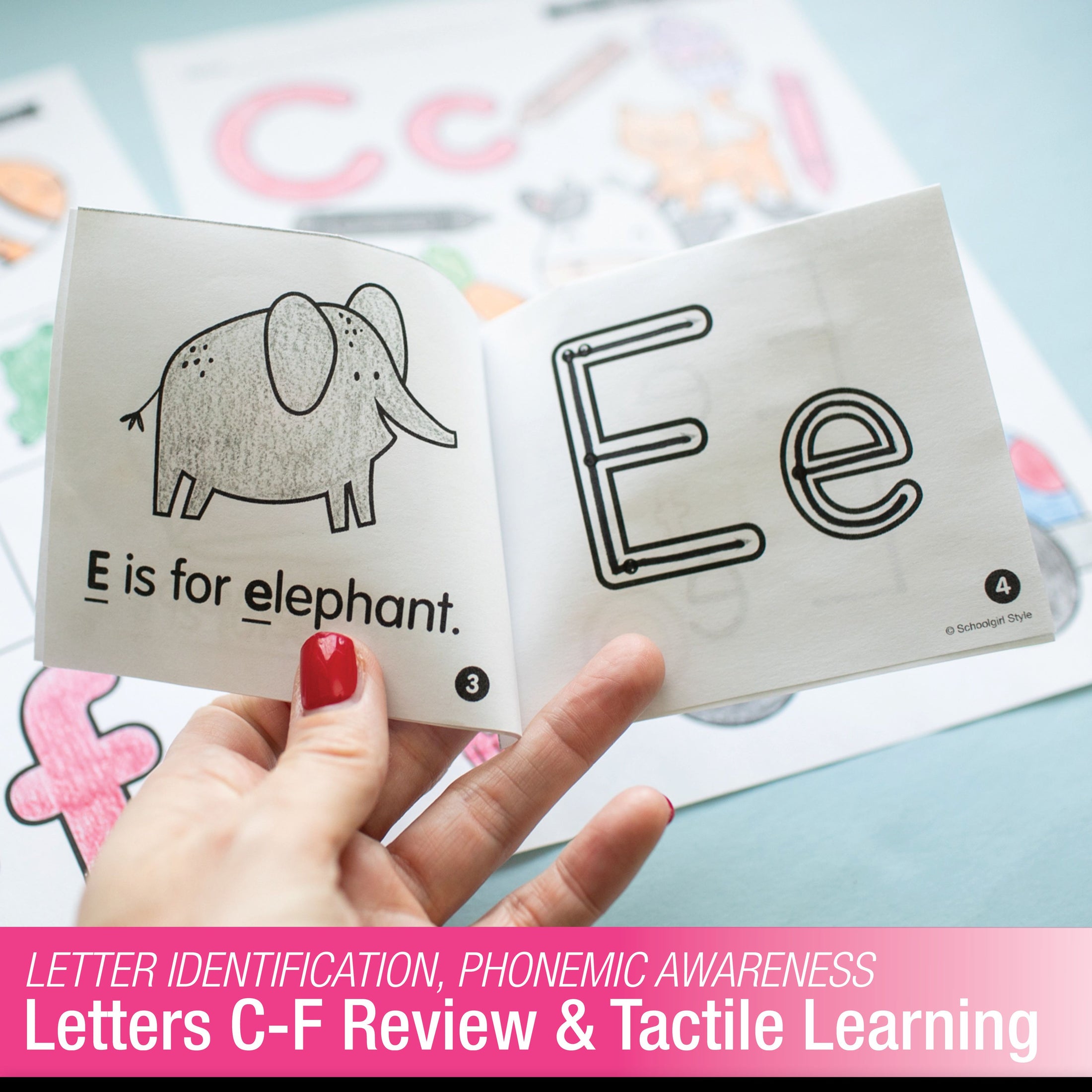 Printable Kindergarten April Daily Alphabet