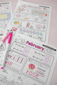 Load image into Gallery viewer, Printable Kindergarten February Daily Morning Work
