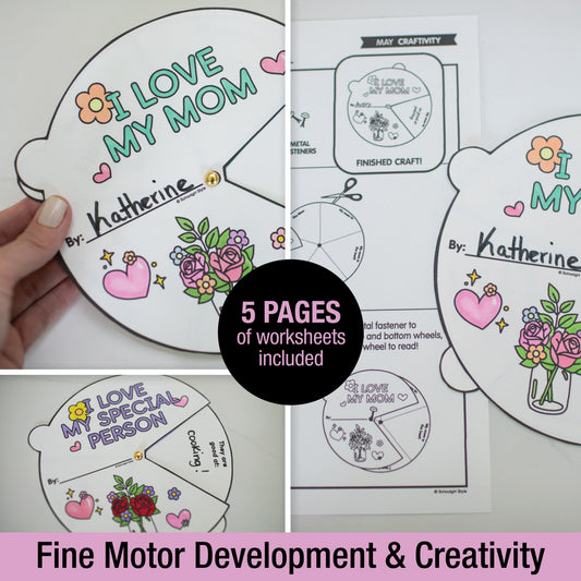 Printable May I Love My Mom Writing Craftivity