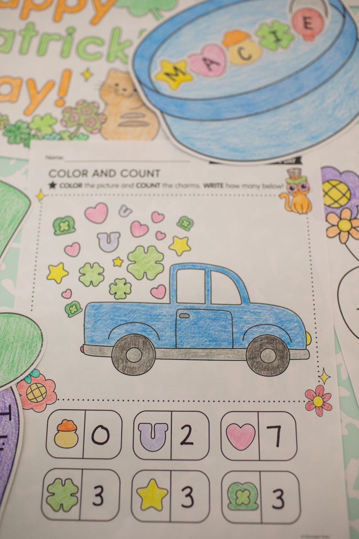 Printable March St. Patrick's Day Activity Pack