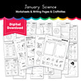 Load image into Gallery viewer, Printable January Science
