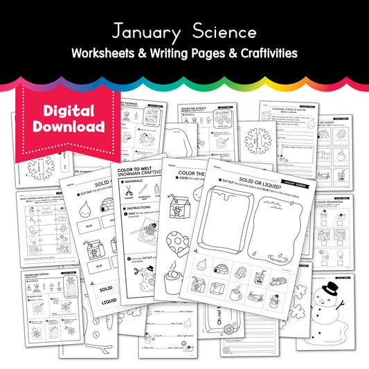Printable January Science