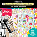 Load image into Gallery viewer, Preschool September Homeschool Thematic Unit Bundle
