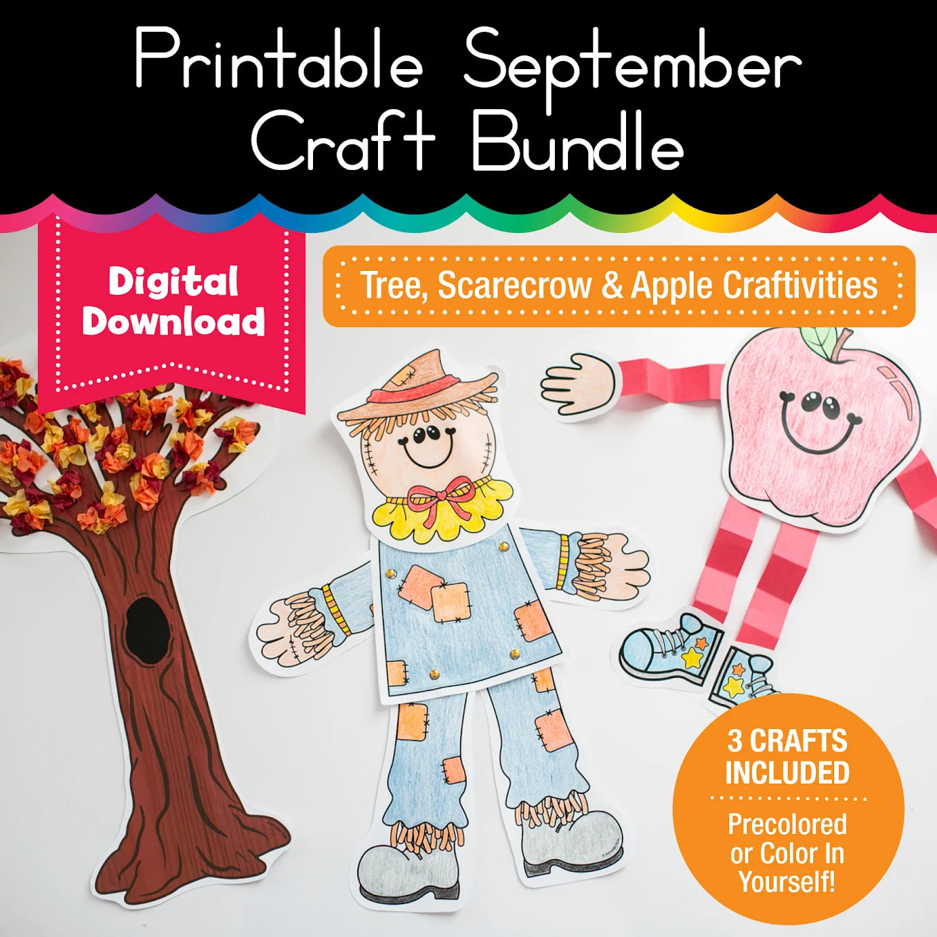 Printable 90s Fall Crafts Bundle