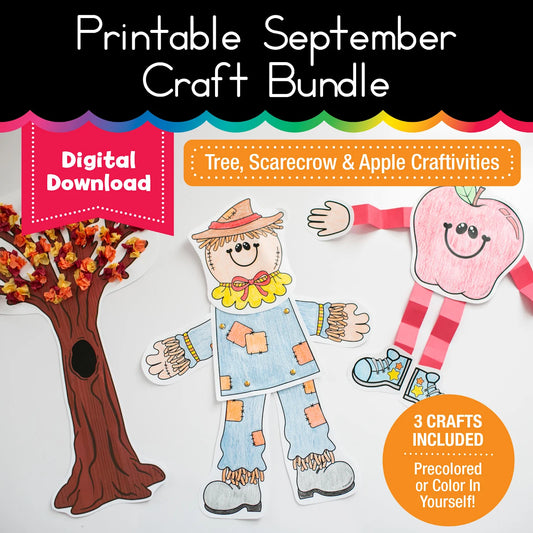 Printable 90s Fall Crafts Bundle