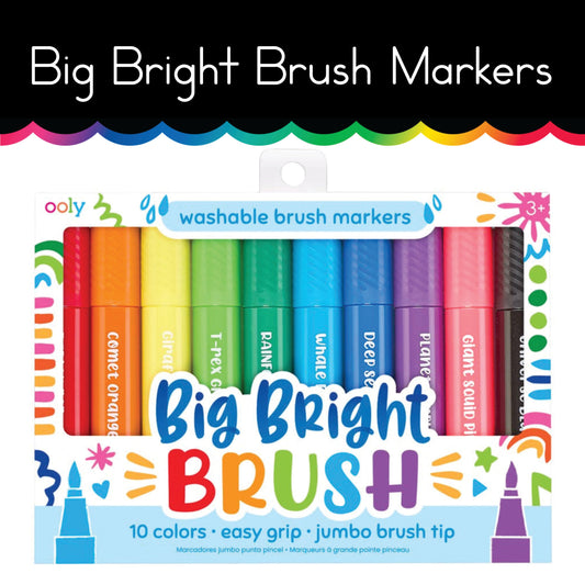 Big Bright Brush Markers