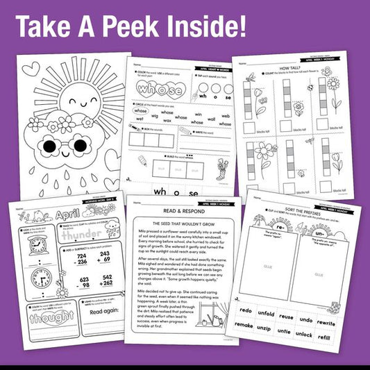 Ultimate Second Grade April Homeschool Curriculum Bundle