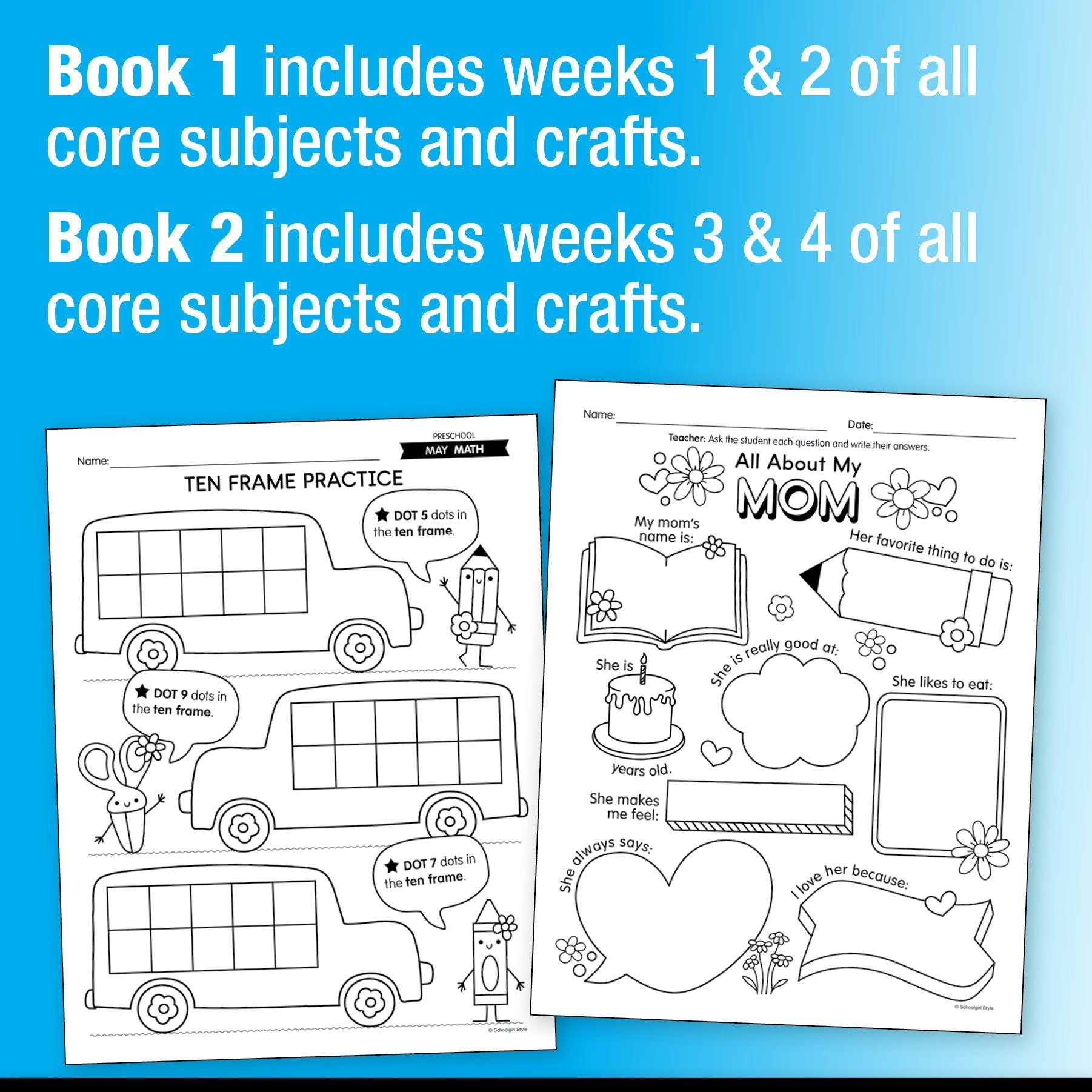 Ultimate Preschool May Homeschool Curriculum Bundle
