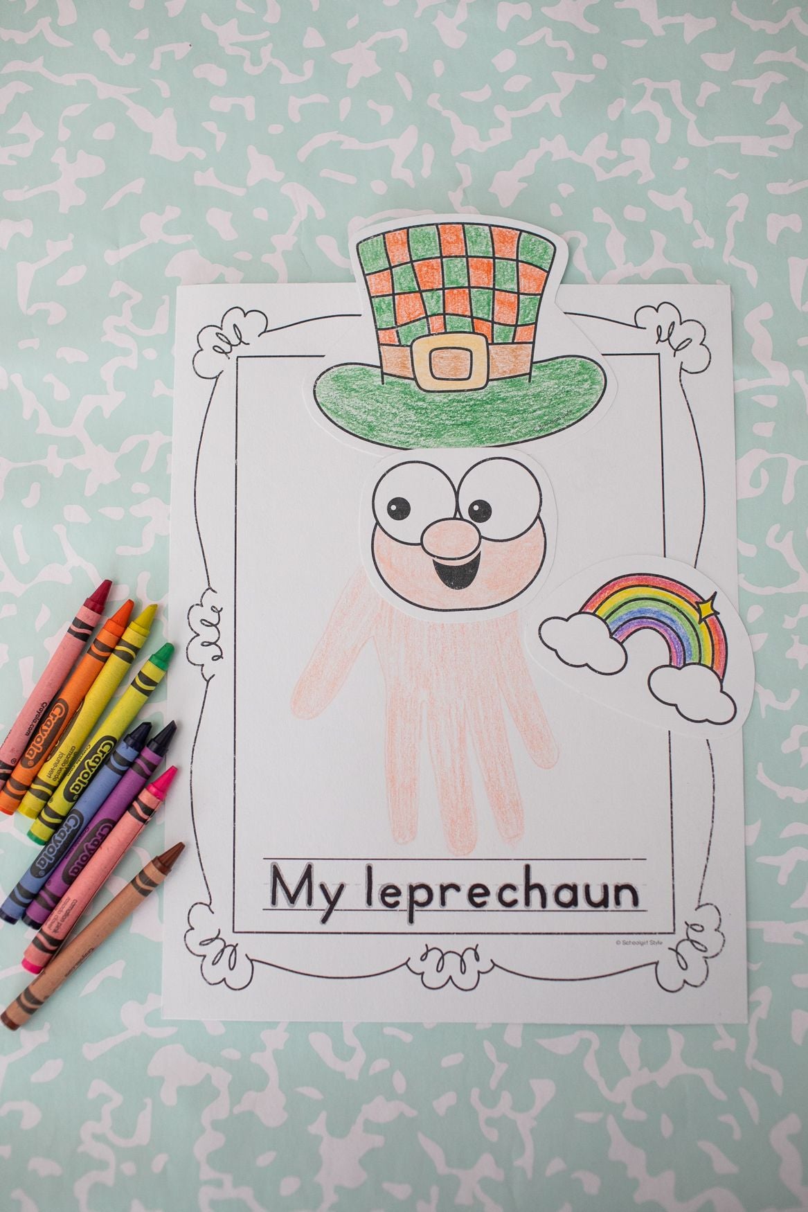 Printable March My Leprechaun Craftivity