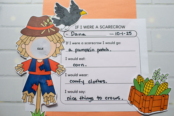 Printable If I Were a Scarecrow Craftivity