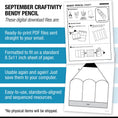 Load image into Gallery viewer, September Writing Pages
