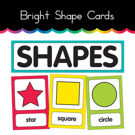 Bright Shape Cards