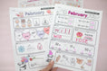 Load image into Gallery viewer, Printable Kindergarten February Daily Morning Work
