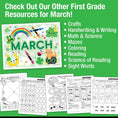 Load image into Gallery viewer, Printable First Grade March Daily Morning Work

