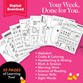 Load image into Gallery viewer, Printable Kindergarten October Week 3 Resources
