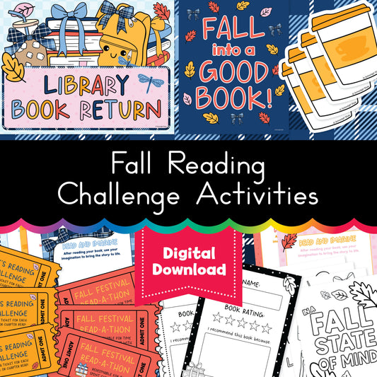 Printable Fall Reading Challenge Activities