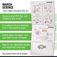 Load image into Gallery viewer, Printable March Science - Animals & Butterfly Life Cycle
