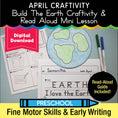 Load image into Gallery viewer, Printable April Build the Earth Craftivity and Read Aloud Mini Lesson
