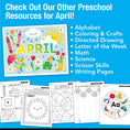 Load image into Gallery viewer, Printable Preschool April Daily Pre-Writing Tracing
