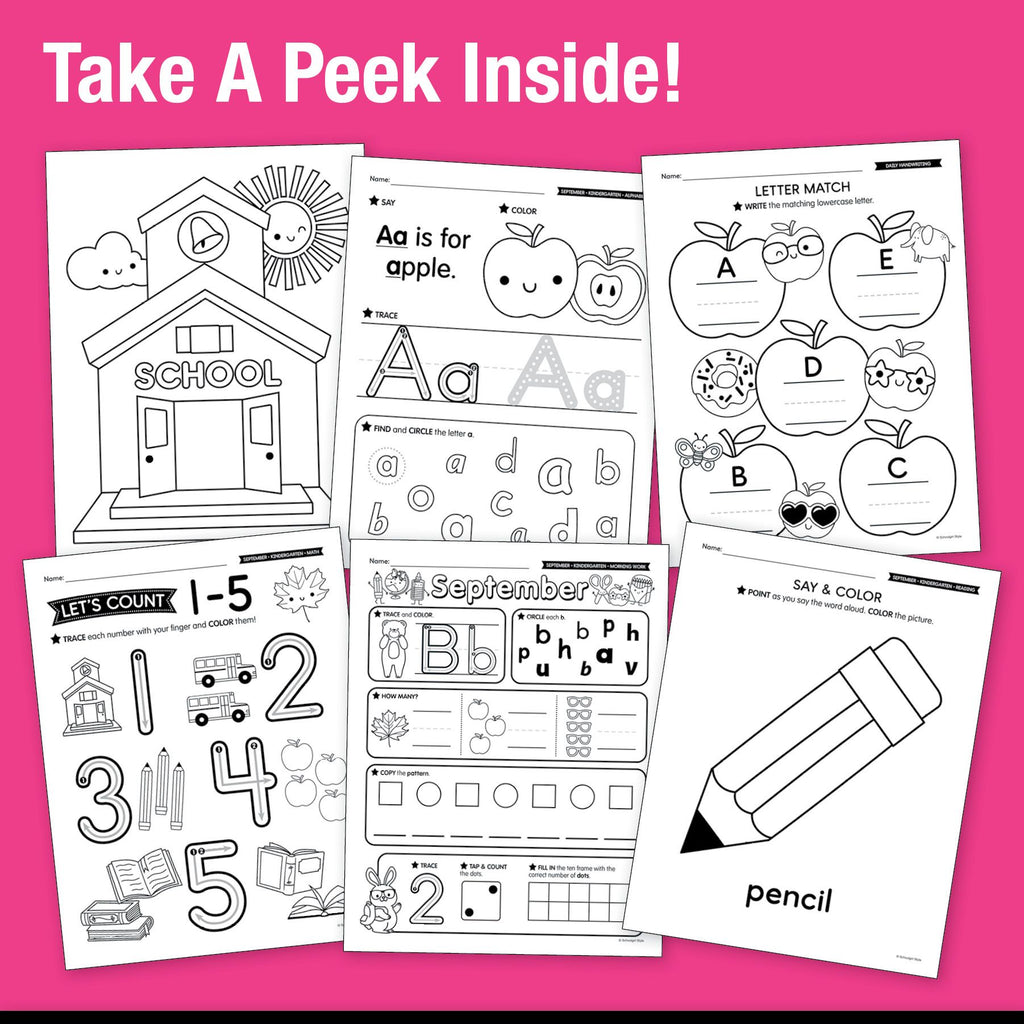 The Big Book of September Learning Kindergarten