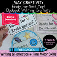 Load image into Gallery viewer, Printable May Ready for Next Year Backpack Writing Craftivity
