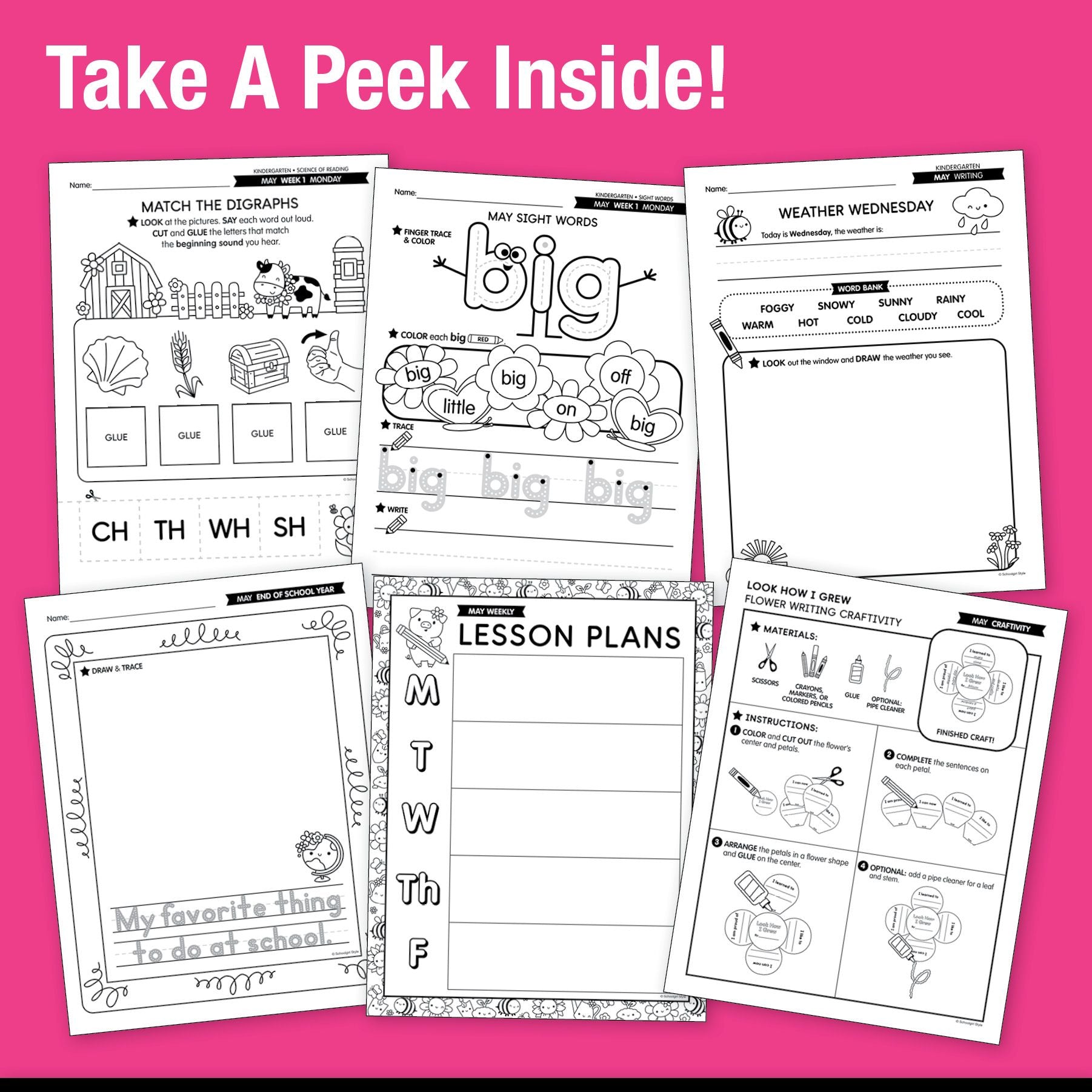 Ultimate Kindergarten May Homeschool Curriculum Bundle