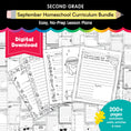 Load image into Gallery viewer, Second Grade September Homeschool Curriculum Bundle
