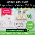 Load image into Gallery viewer, Printable March Leprechaun Wishes Craftivity
