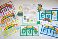 Load image into Gallery viewer, Printable Preschool March Rainbow Flashcards Alphabet Center

