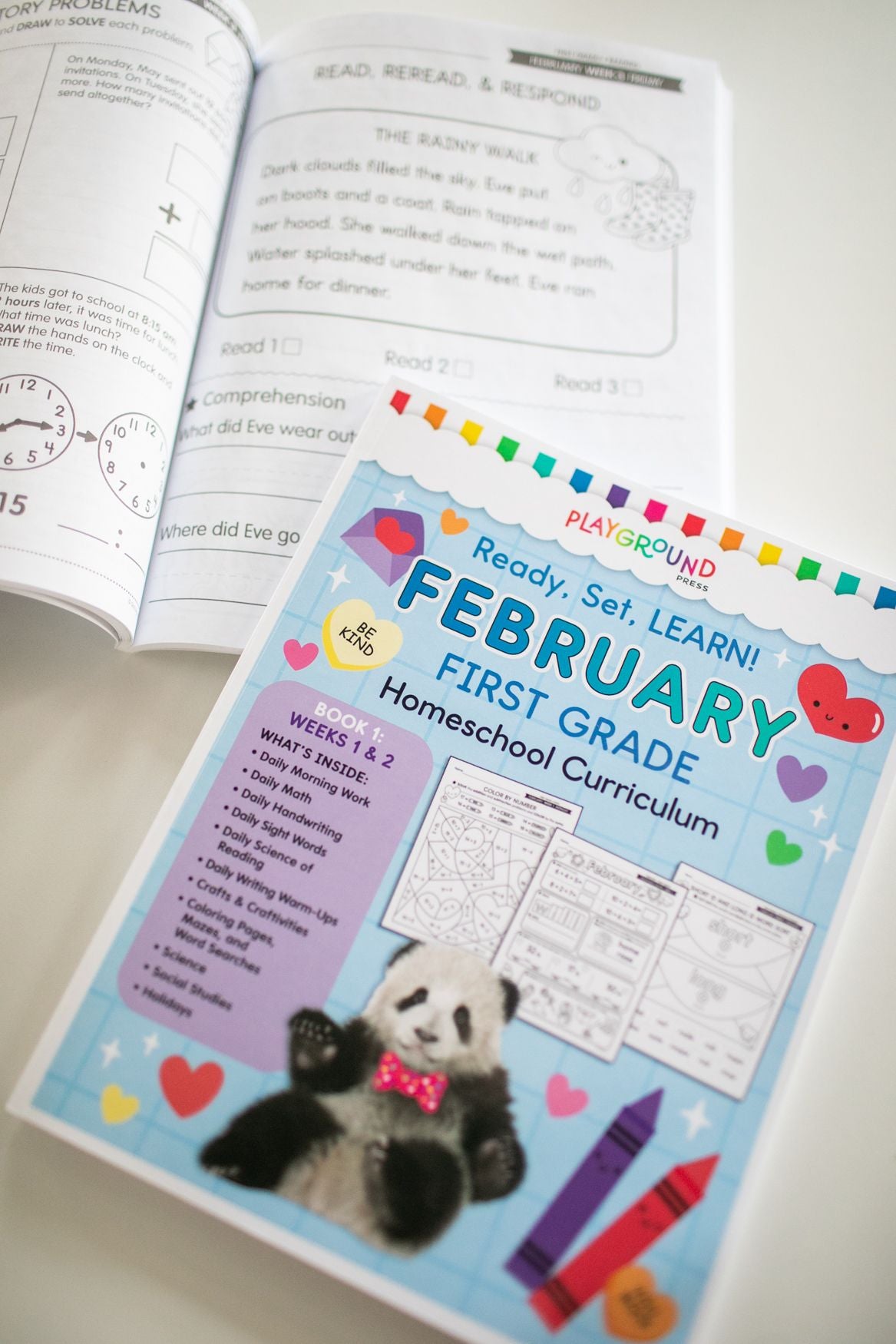 Ultimate First Grade February Homeschool Curriculum Bundle